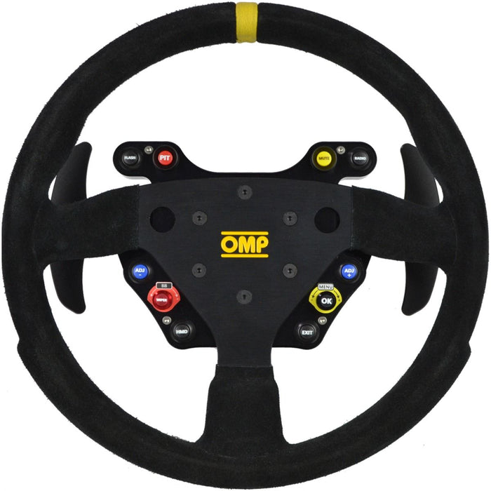 Ascher Racing M Button Plate & Suede OMP (Simucube Wireless)