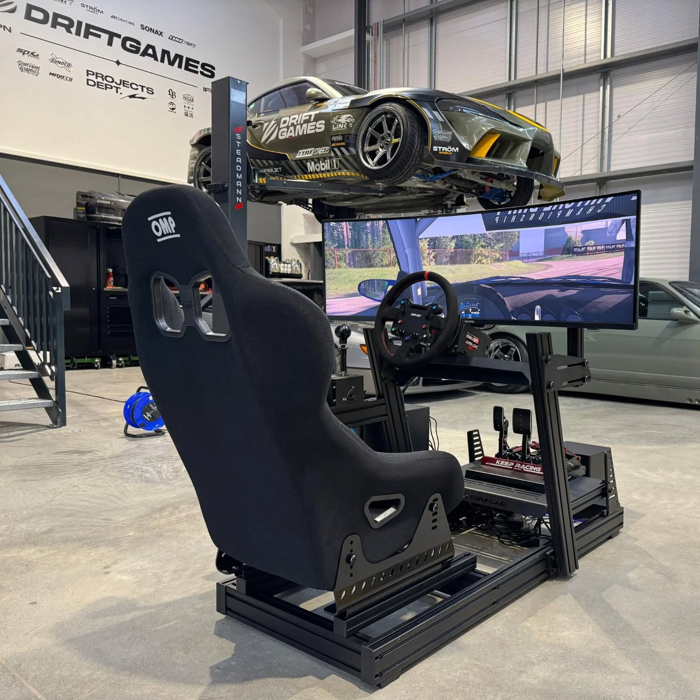 Sector One. Mid Level Turn Key Drift, Race & Rally Simulator. Single Screen