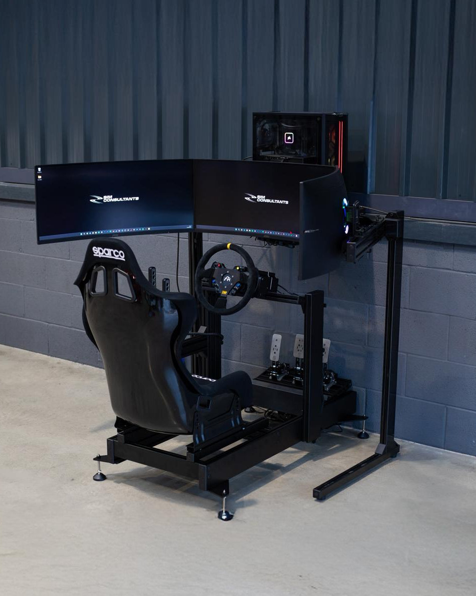 Sector 2. Pro Level Turn Key Drift, Race & Rally Simulator. Triple Screen, Simagaic Hardware