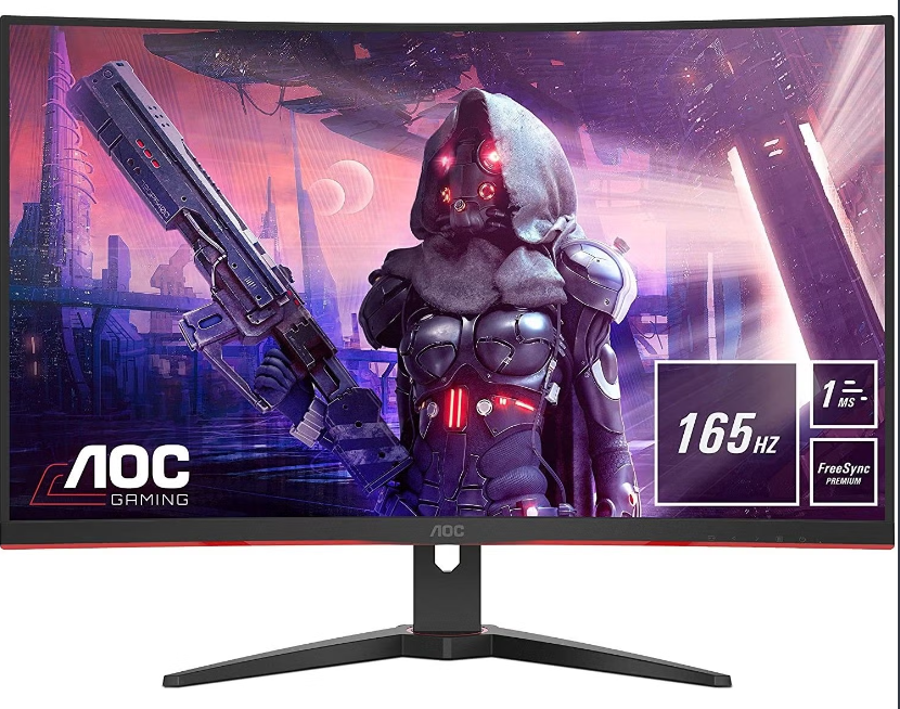 AOC CQ32G2SE 32" QHD 165Hz FreeSync Gaming Monitor