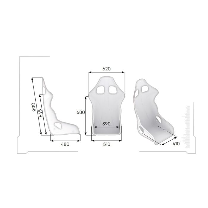 OMP WRC Fibreglass Seat